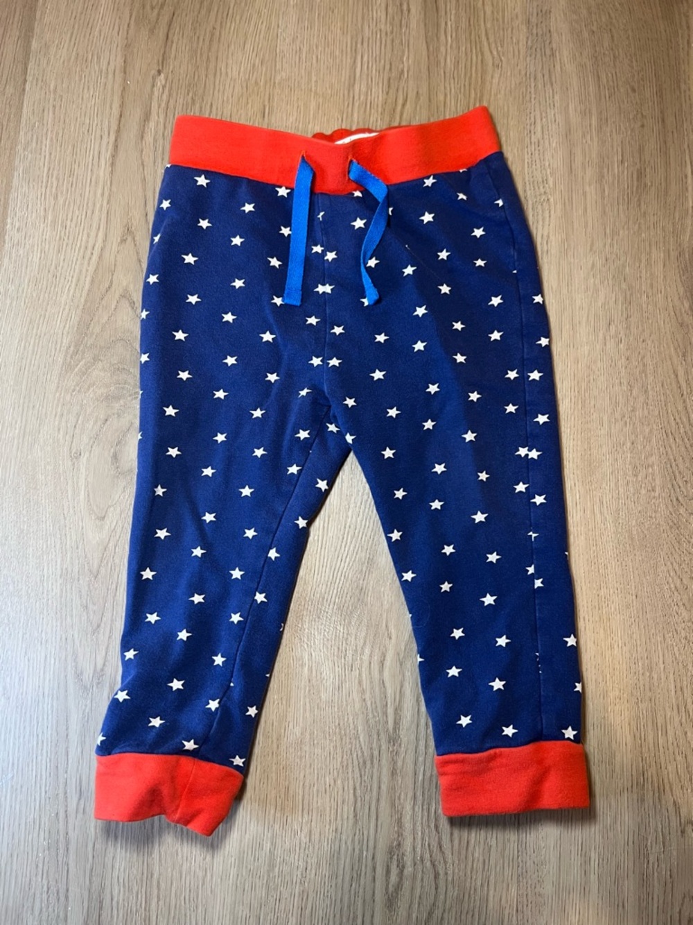 Baby Boden Red White Blue Star Joggers